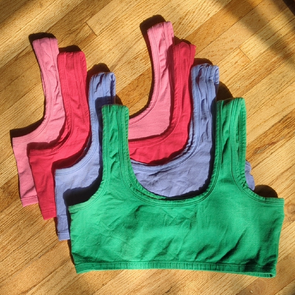 Bundle Of ARQ Wide Strap Bralettes, Size XL